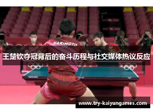 王楚钦夺冠背后的奋斗历程与社交媒体热议反应